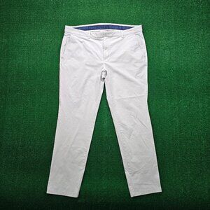 Vineyard Vines Pants Mens 40x32 Beige Chino Performance Flat Front‎ Casual